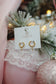 Teresea Heart Earrings - Gold