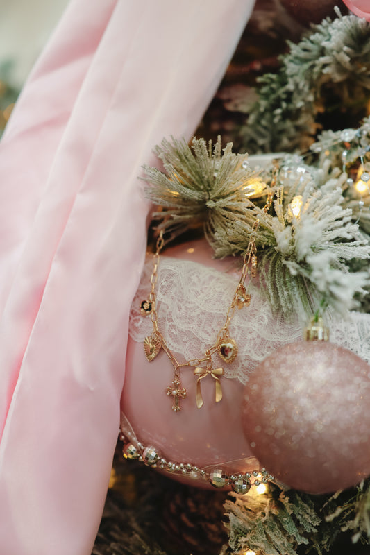 Chrishell Charm Necklace - Gold