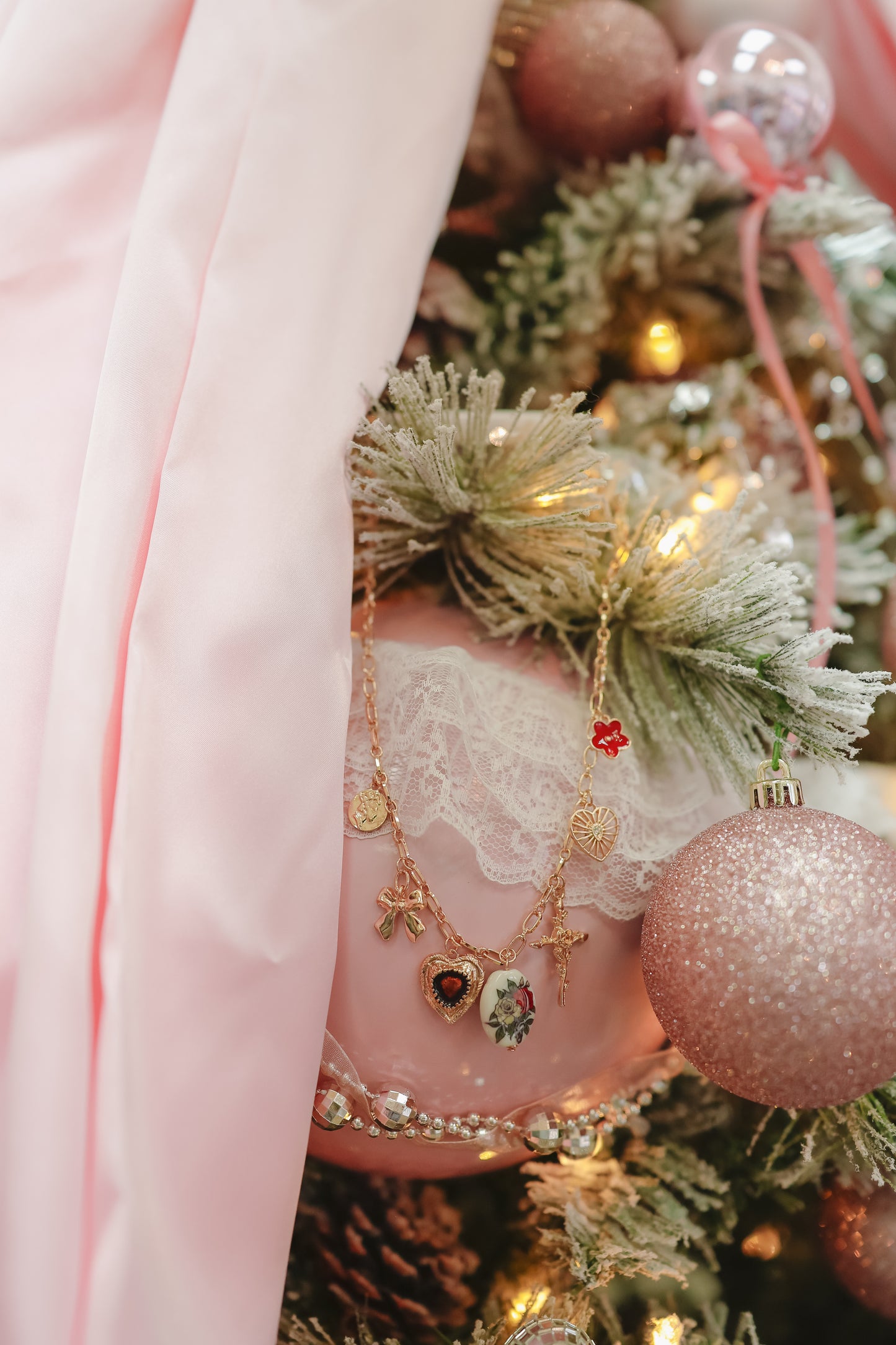 Chelsea Charm Necklace - Gold