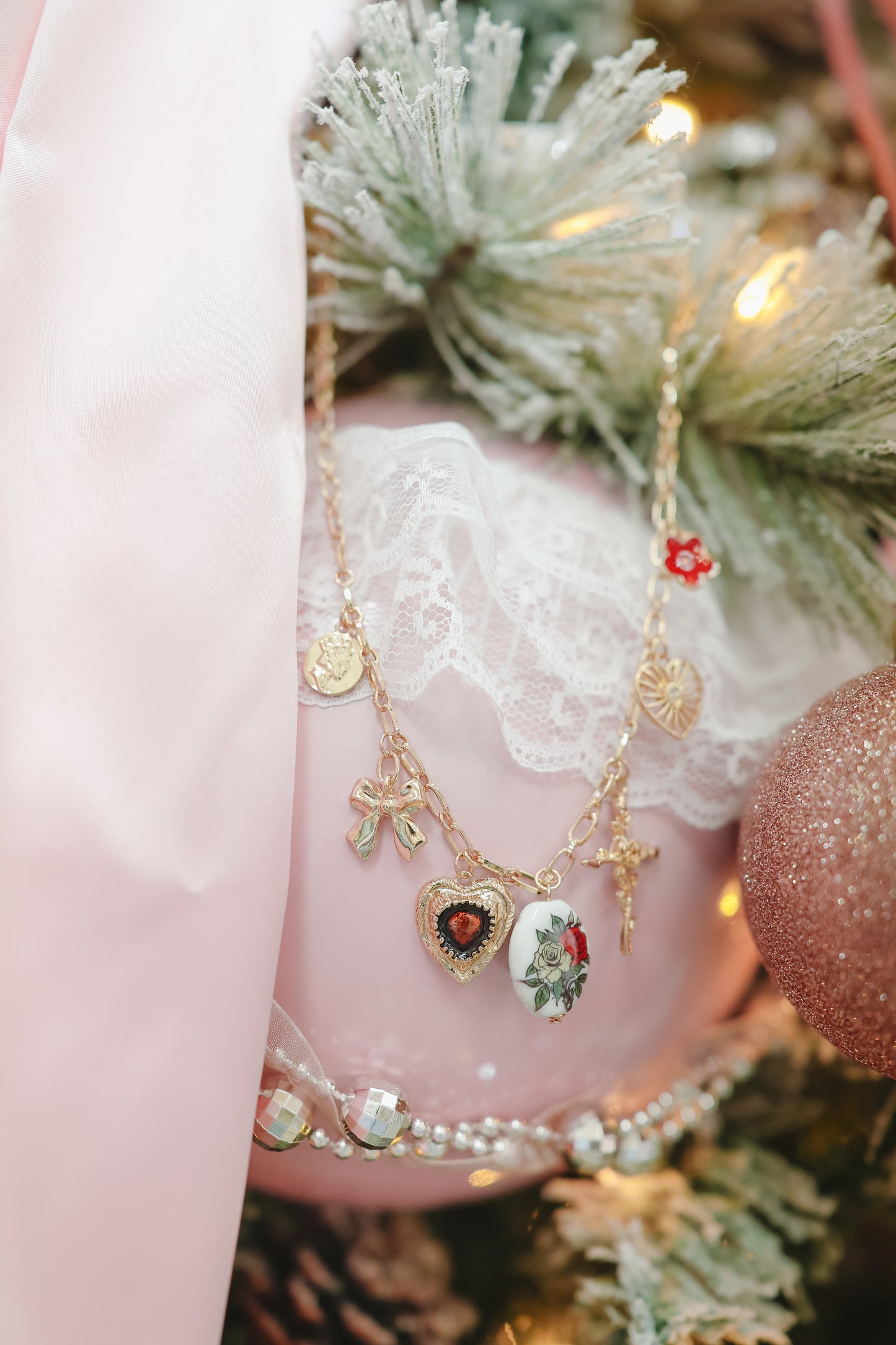 Chelsea Charm Necklace - Gold