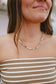 Journee Gemstone Statement Necklace - Multi