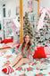 Candy Cane Lane Striped Pajama Set - Red/Green