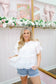 Bexley Bermuda High Waisted Mom Shorts - Light Wash