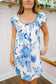 Aveline Bloom Babydoll Dress - Blue
