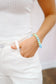 Chloe Candy Beaded Pearl Bracelet - Aqua