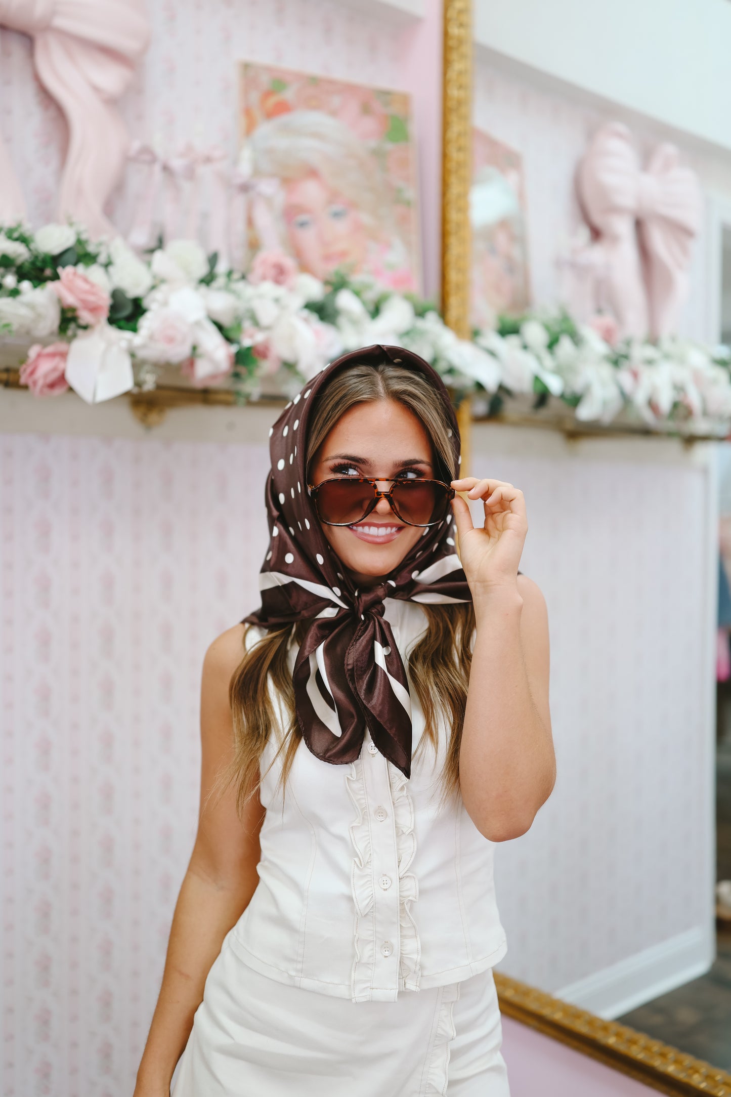 Haven Ruffled Button Blouse Top - Off White