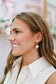 Andy Ceramic Porcelain Drop Earrings - Gold