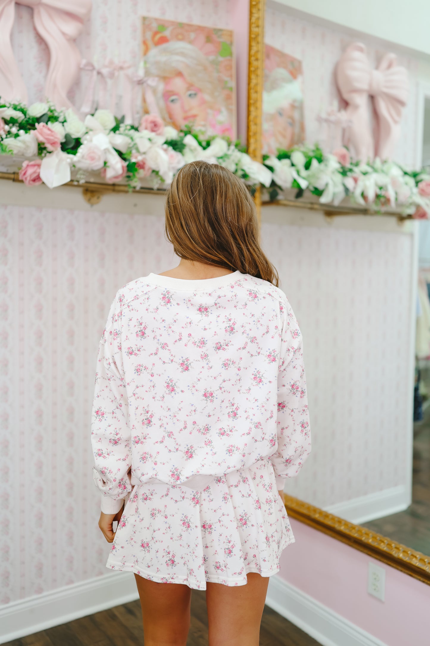 Remi Ditsy Floral Lounge Set - Pink