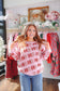 Ho Ho Ho Fuzzy Sweater - Pink