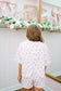 Mya Vintage Floral Waffle Knit Ruffle Lounge Set - Pink