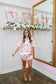Hope Vintage Collared Shorts Set - Pink