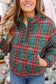 Winter Wonderland Quilted Plaid Pullover - Hunter Green Multi
