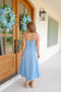 Alyce Denim Midi Dress - Light Wash