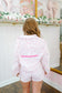Daina Ditsy Floral Windbreaker & Shorts Set - Pink/White