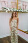 Miranda Palm Printed Tank & Pants Set - Brown/Green