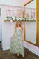 Summer Floral Maxi Dress - Sage Green