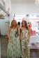 Summer Floral Maxi Dress - Sage Green