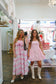 Kenna Polka Dot Flare Dress - Pink