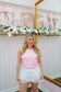 Ainsley Floral Knit Cardigan - Pink
