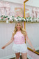Ainsley Floral Knit Cardigan - Pink