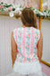 PREORDER: Rosie Floral Knit Top - Pink