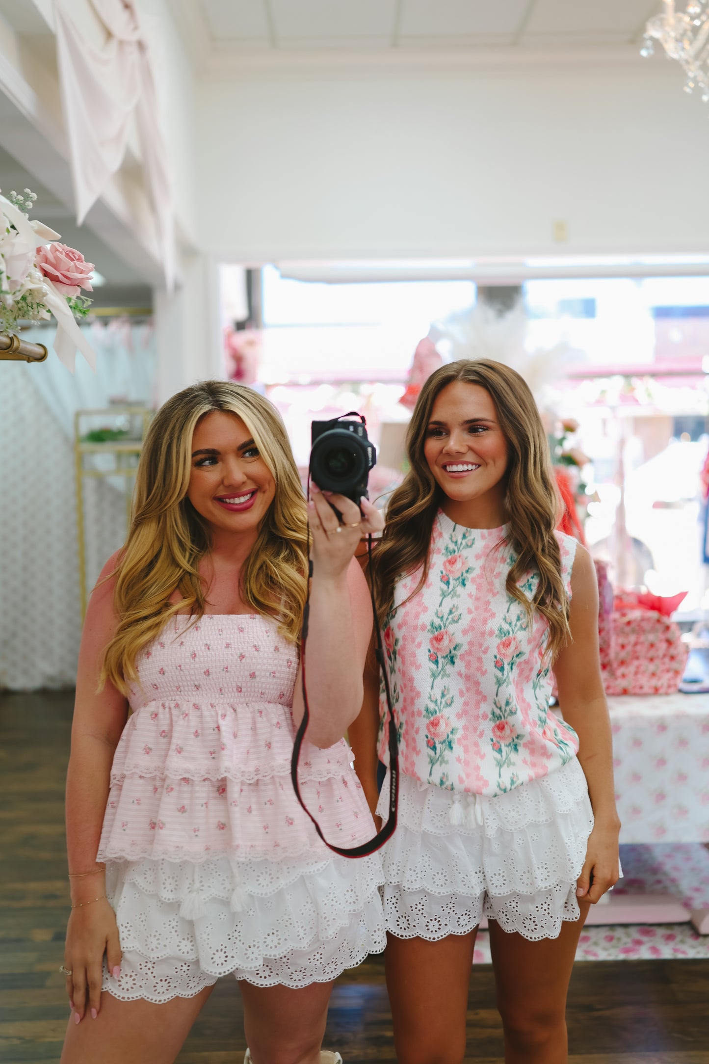 PREORDER: Rosie Floral Knit Top - Pink