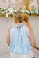 Hannah Halter Peplum Top - Blue