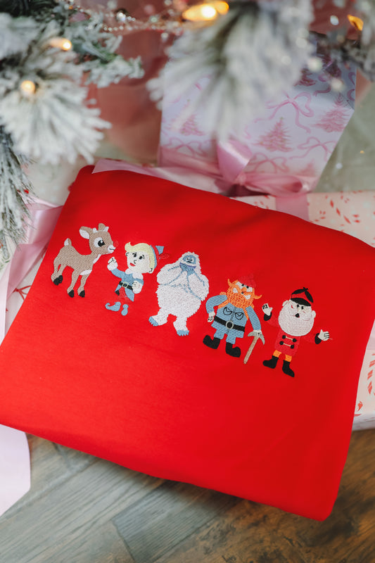 North Pole Misfits Holiday Sweatshirt – Red