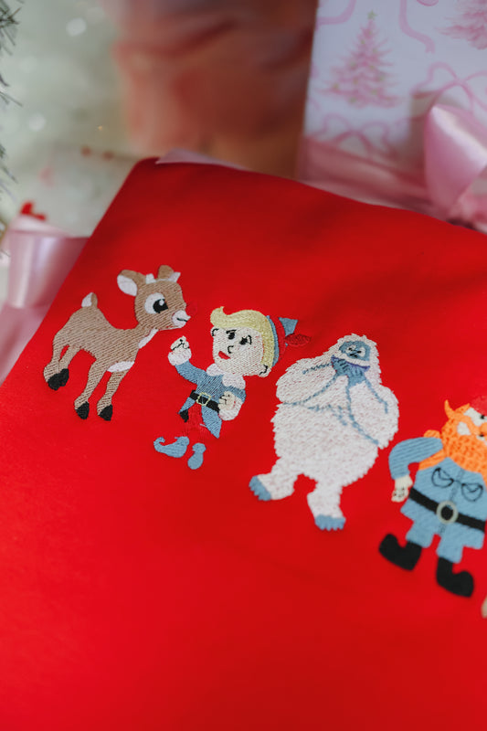 North Pole Misfits Holiday Sweatshirt – Red