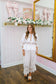 Lexie Lace Peplum Top - Off White