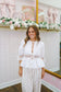 Lexie Lace Peplum Top - Off White