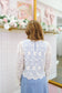 Daisy Garden Lace Top - Ivory