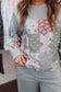 Nina Patchwork Pullover Top - Sage Multi