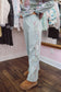 Nina Patchwork Lounge Pants - Sage Multi