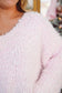 Gina Fuzzy Sweater - Pink