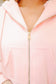 Lilly Zip-Up Hooded Jacket - Light Pink