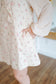 Eve Vintage Floral Bow Shirt Dress - Oatmeal