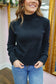 Erica Mock Neck Sweater - Black