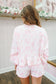 Eliana Lace Trim Skort Set - Pink