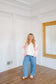 Kimmie Floral Collared Top - Pink