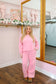 Raegan Raglan Pullover & Pants Set - Pink