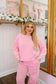 Raegan Raglan Pullover & Pants Set - Pink