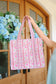 Ophelia Floral Tote Bag - Pink