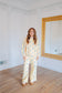 Willa Polka Dot Pant Set - Yellow/Blue