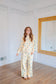Willa Polka Dot Pant Set - Yellow/Blue