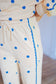 Willa Polka Dot Pant Set - Yellow/Blue