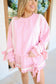 Emilee Lace Ribbon Skort Set - Lt. Pink