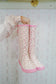 Devin Floral Rainboots - Pink