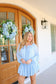 Kaycey Chiffon Dress - Baby Blue