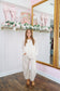 Ellison Lace Balloon Sleeves Top - Cream